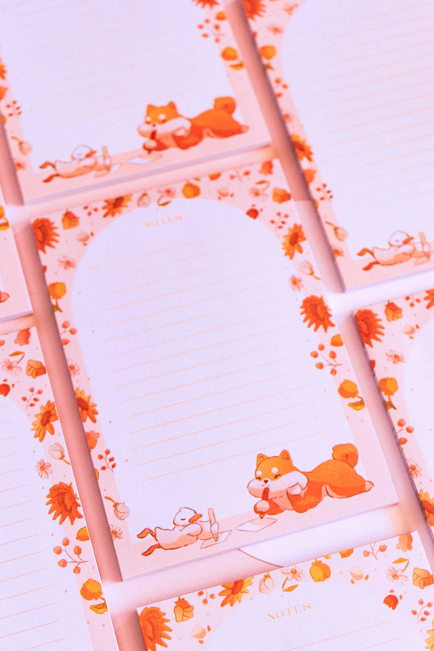 A5 Notepad - Summer ducks