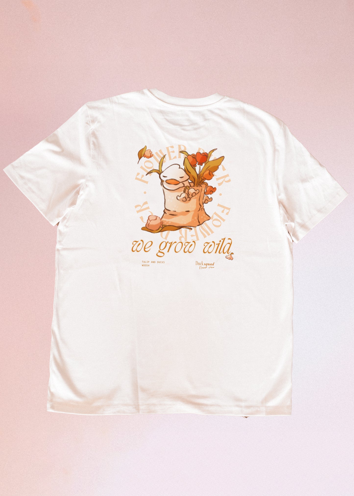 Tee-shirt UNISEXE - Flowers duck PRECOMMANDE
