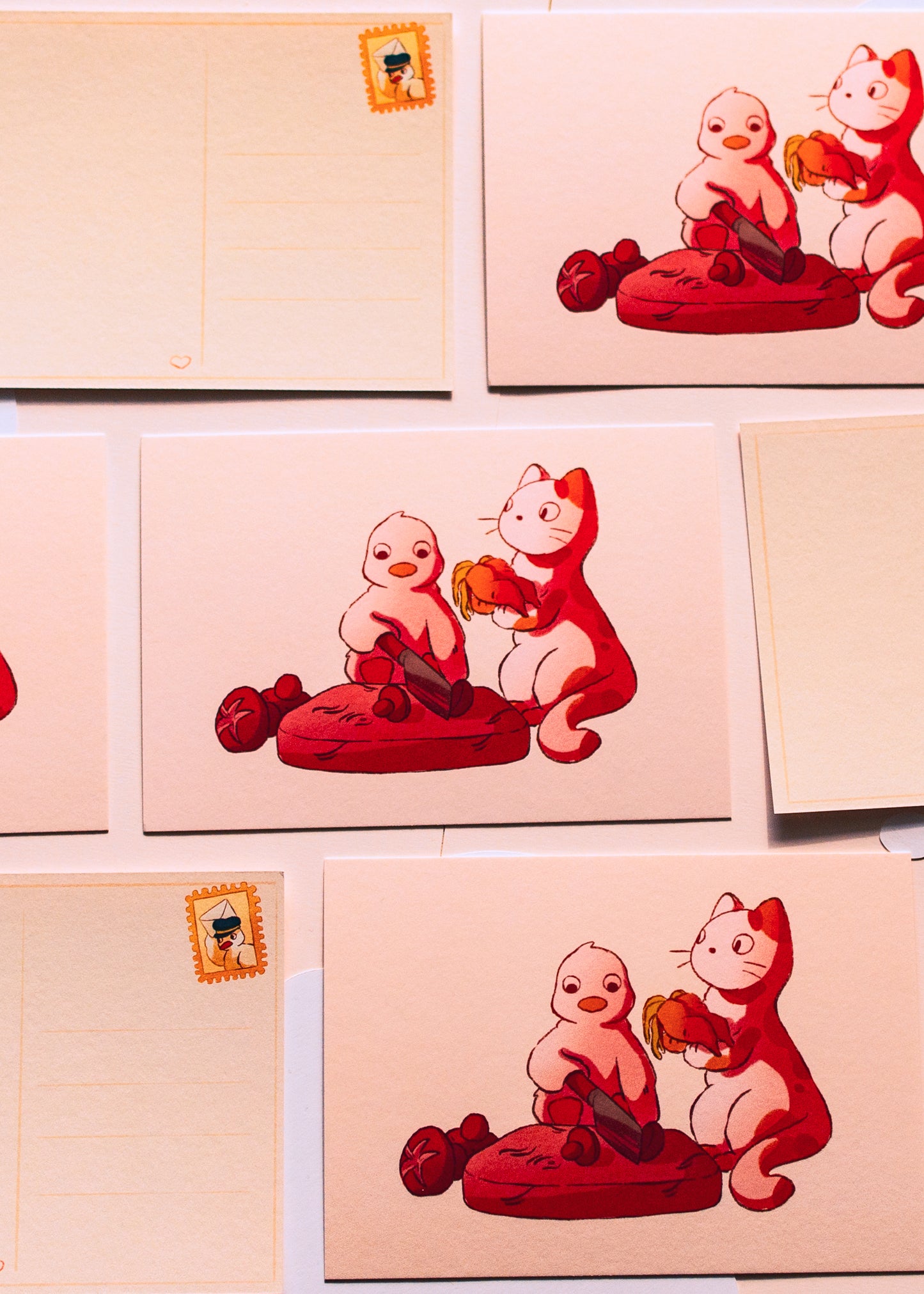 Minis prints - Chat & canard cuisine