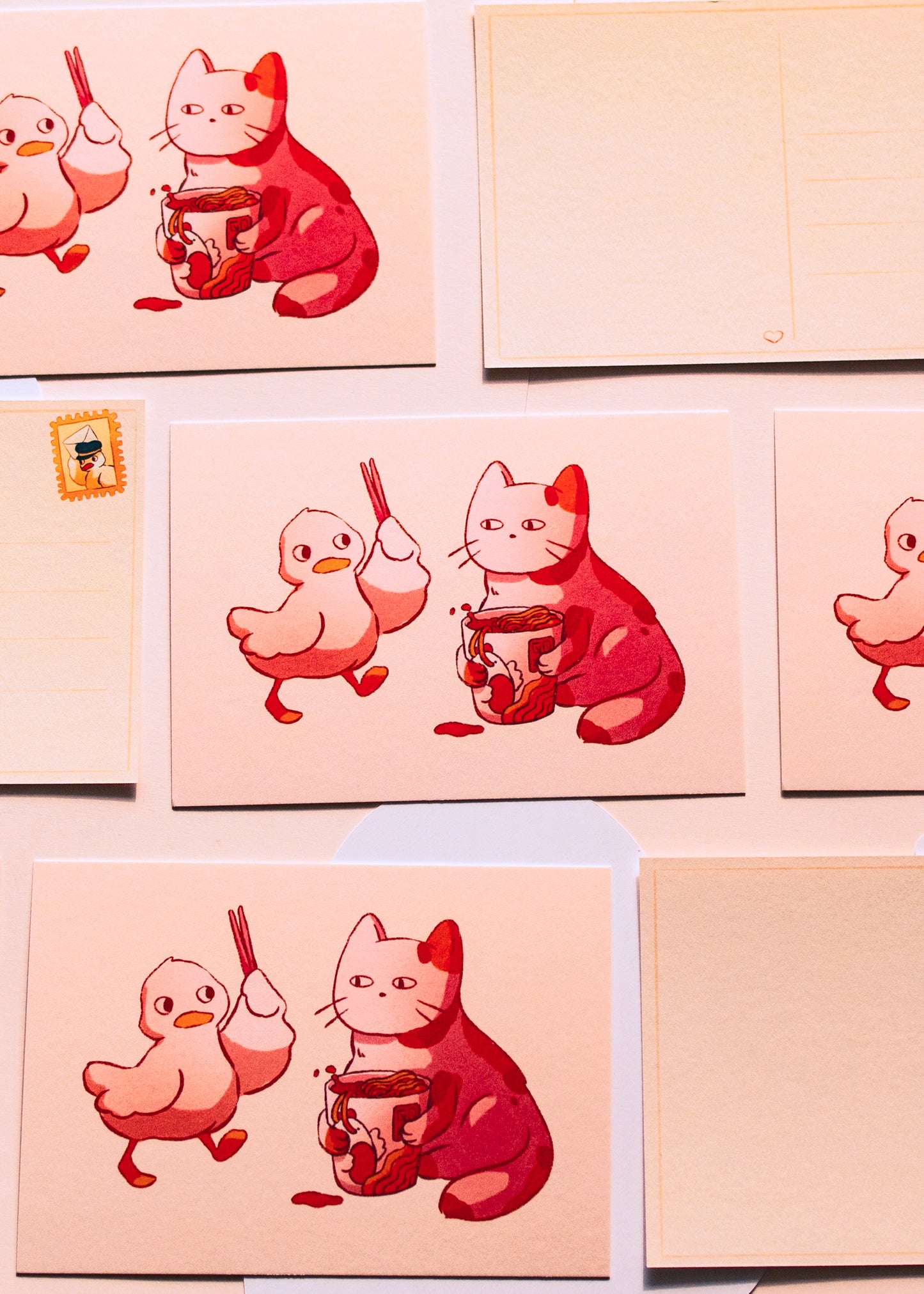 Minis prints - Canard voleur de nouilles