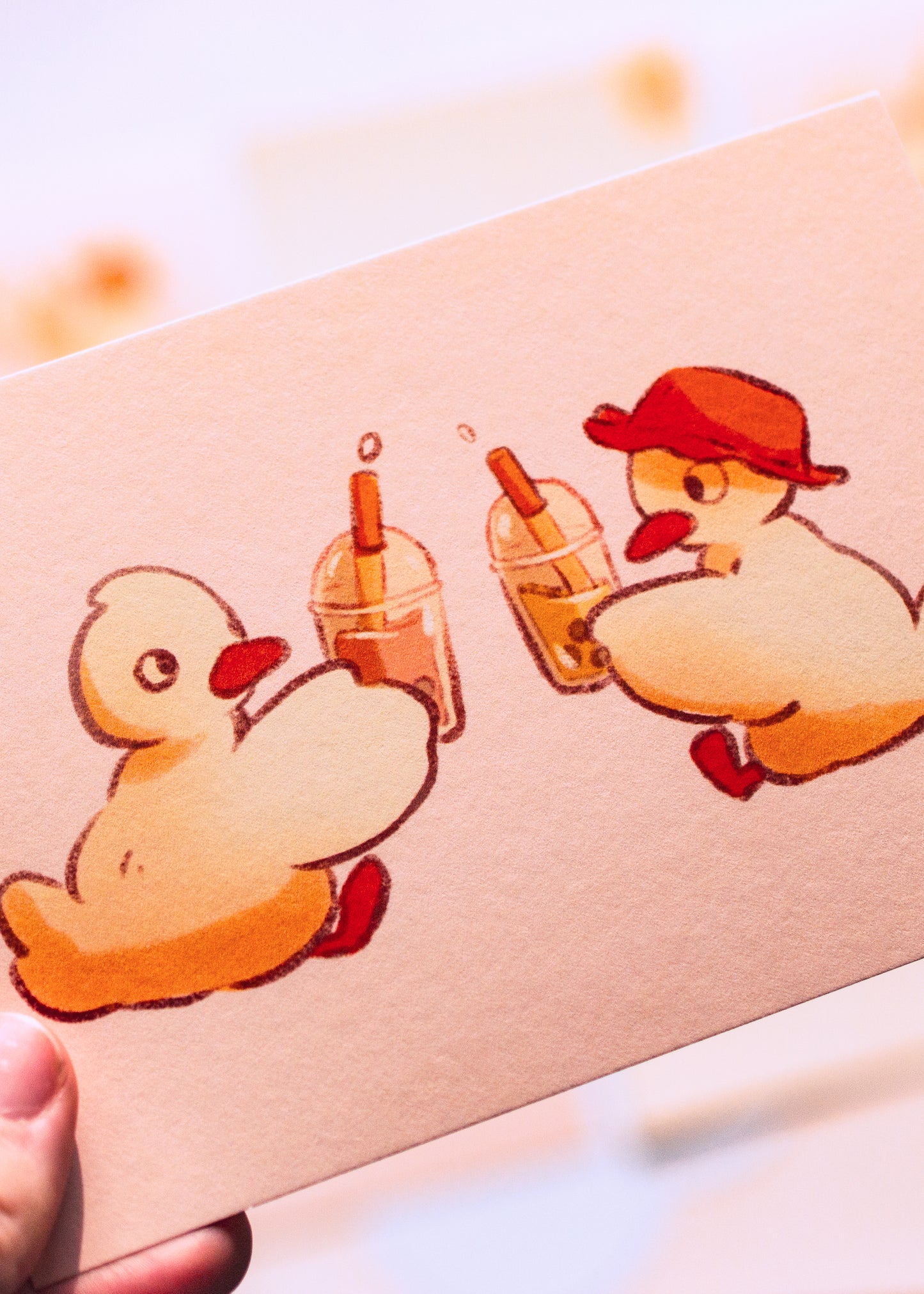 Minis prints - Canards bubble tea