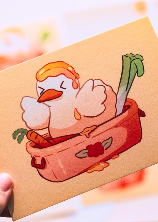 Mini prints - Duck in a dish