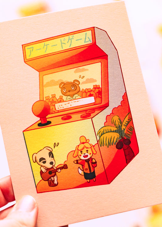 Minis prints - Animal crossing arcade machine