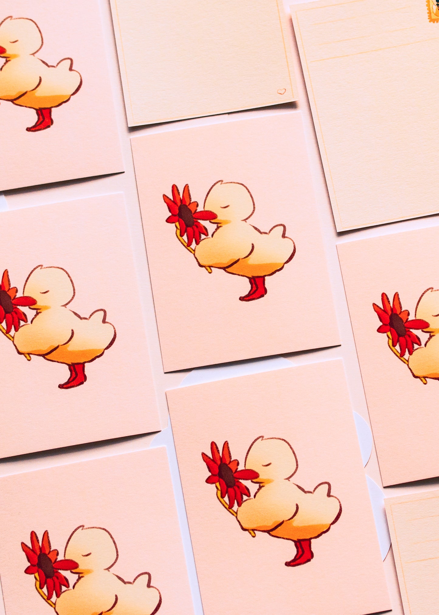 Minis prints - Canard tournesol