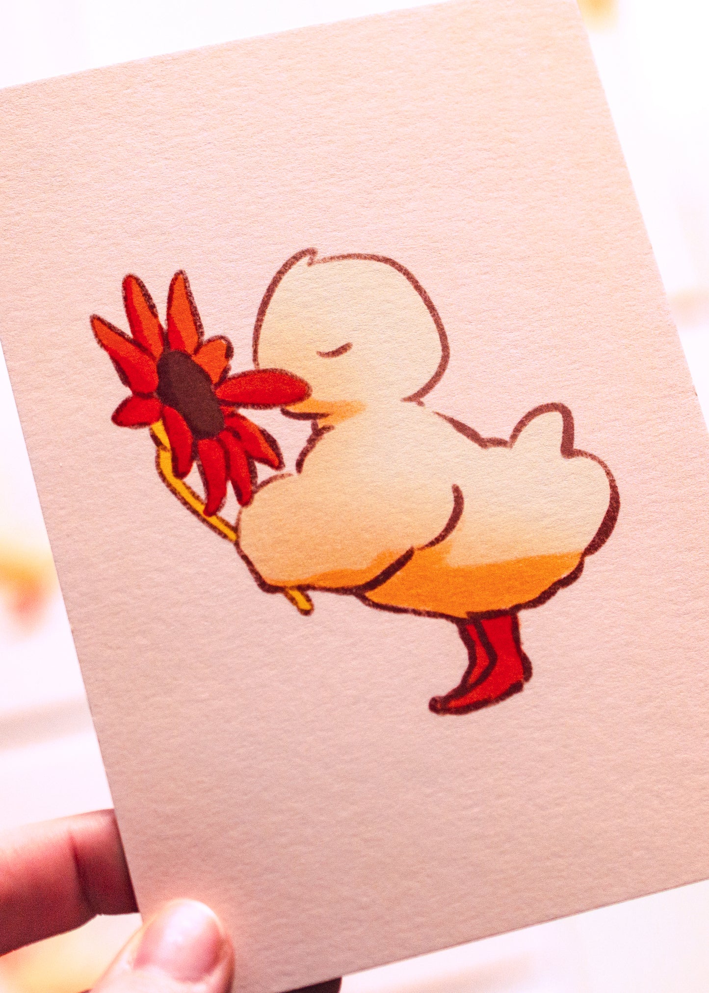 Minis prints - Canard tournesol