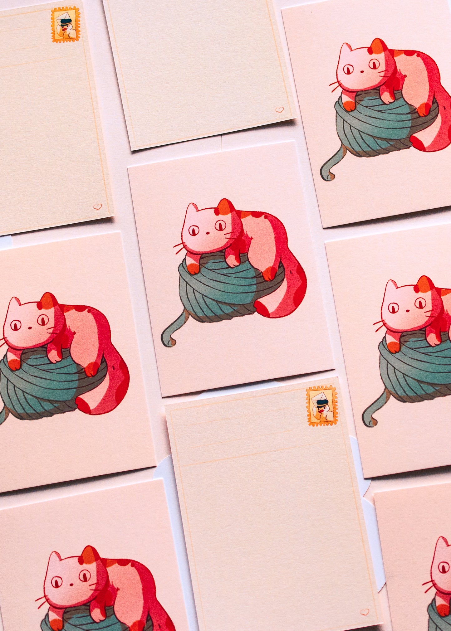 Minis prints - Chat pelote de laine