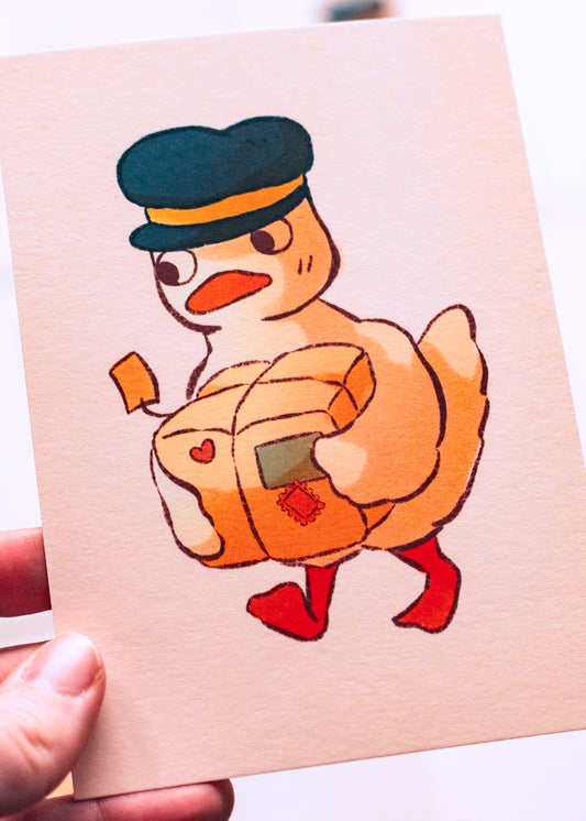 Minis prints - Canard facteur