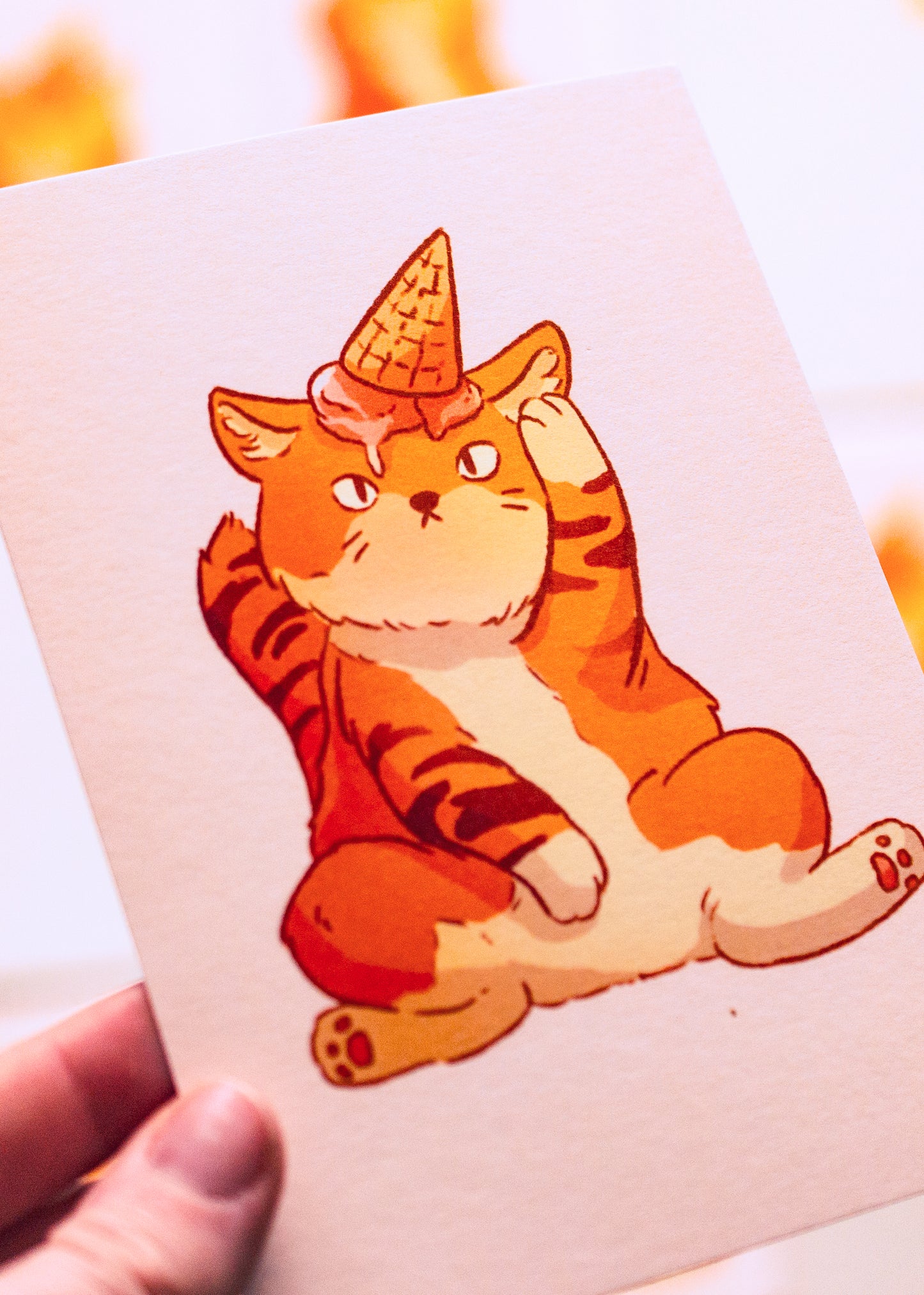 Minis prints - Chat glace