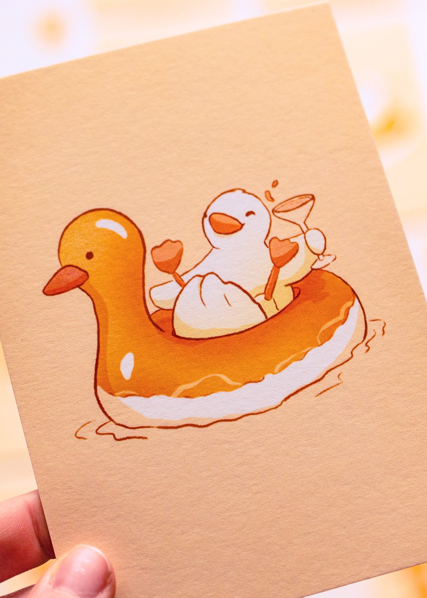 Minis prints - Canard dans une bouée canard