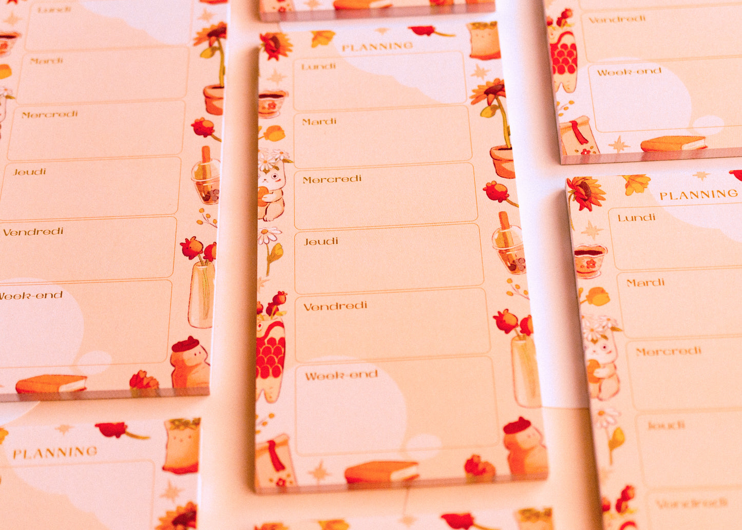 Bloc note long - Canards printaniers