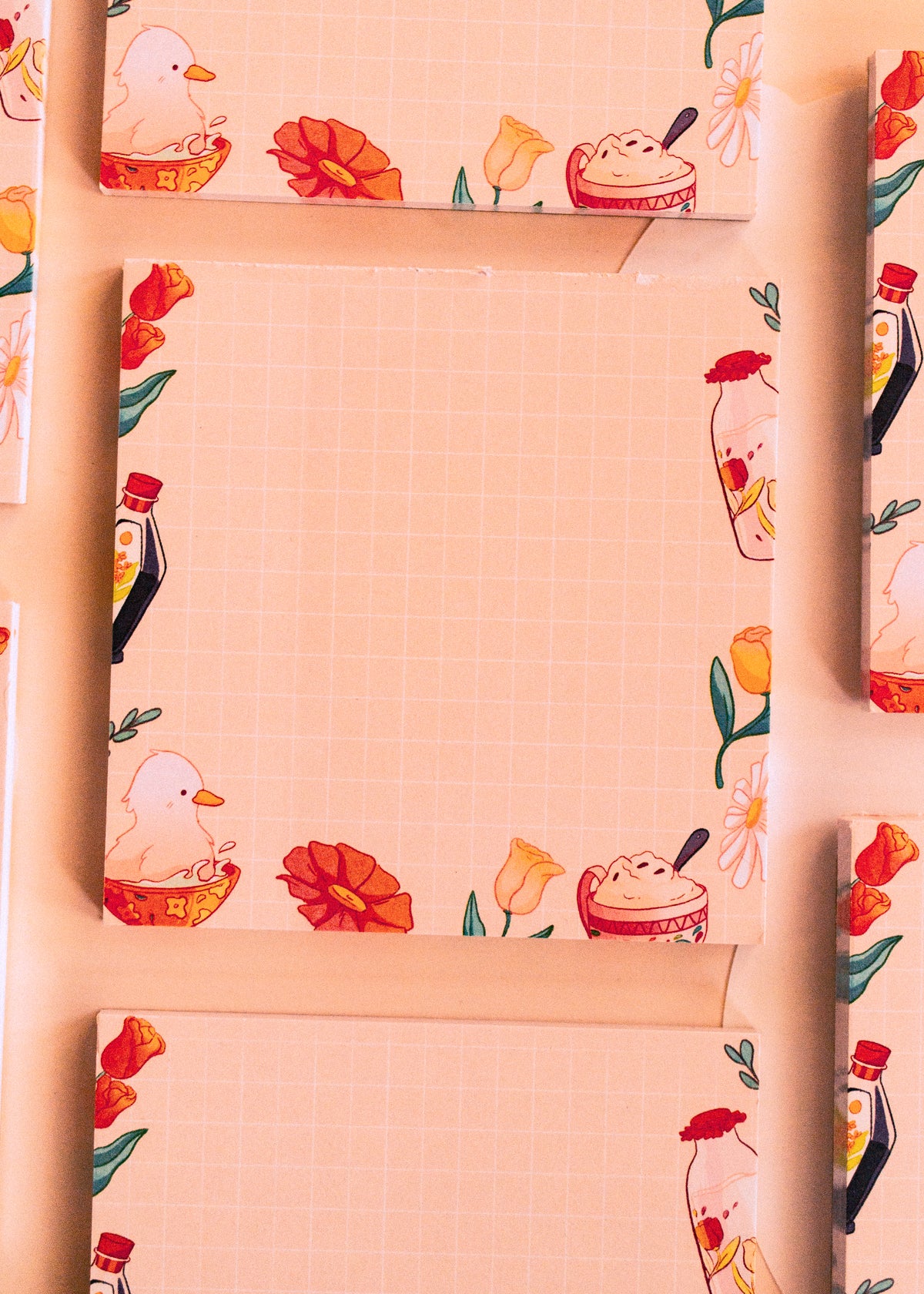 Square Notelets Square notepad - Cottage – Duckee studio