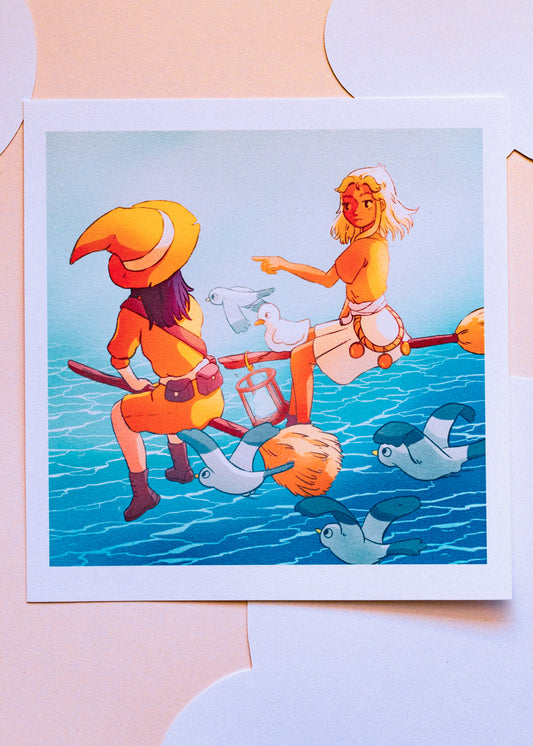Print - Meeting on the ocean