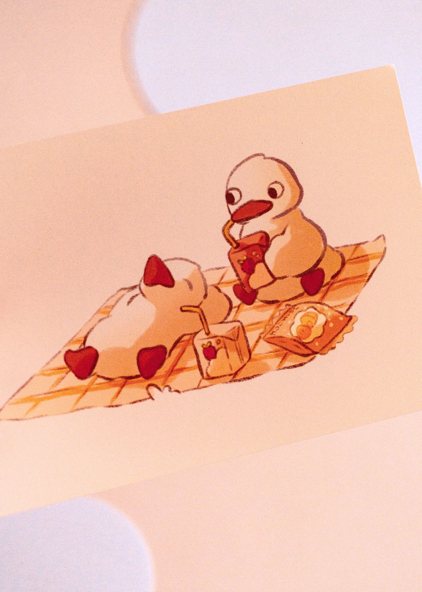 Minis prints - Canards pique nique