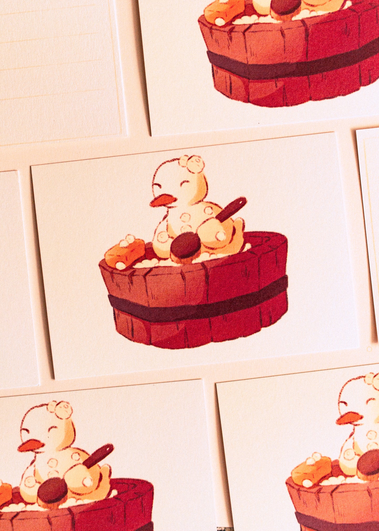 Minis prints - Canard dans son bain